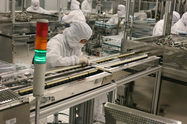 заводское производство в Китае